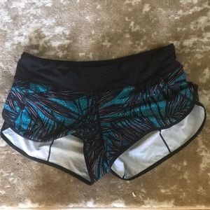 lululemon speed shorts